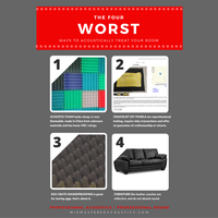 The WORST ways how to acoustically treat a room
