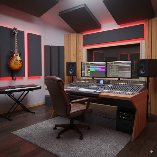 Acoustically Treated Recording Studio