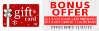 $50 Bonus Gift Card Good For ANY Acoustic Panel, Acoustic Art Panels, Bass Trap or Acoustic Diffusers