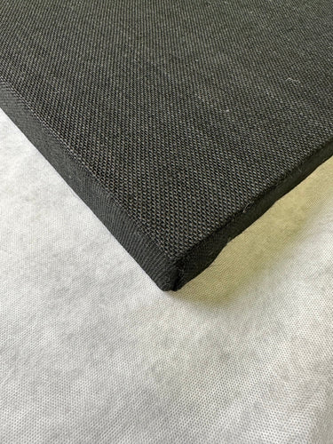 Burlap Black Acoustic Sound Panels - B-STOCK