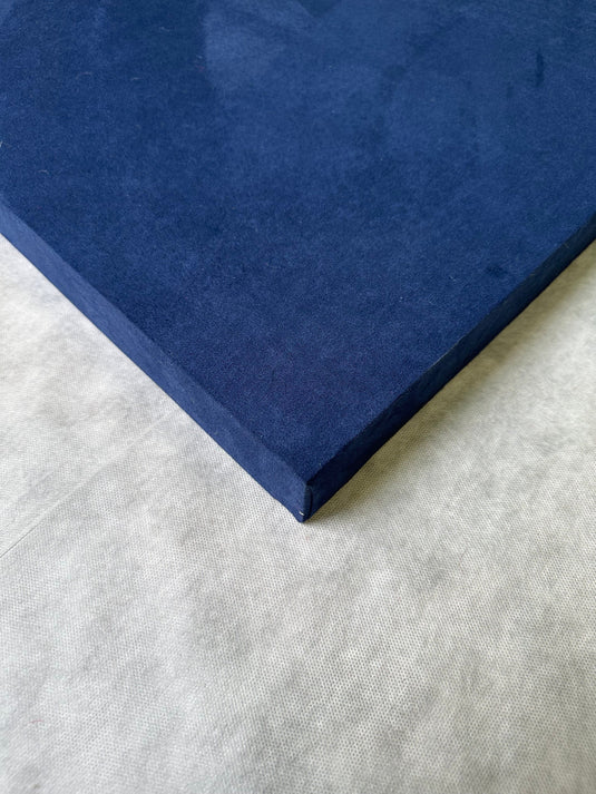 Microsuede Blue Acoustic Sound Panel - B-Stock