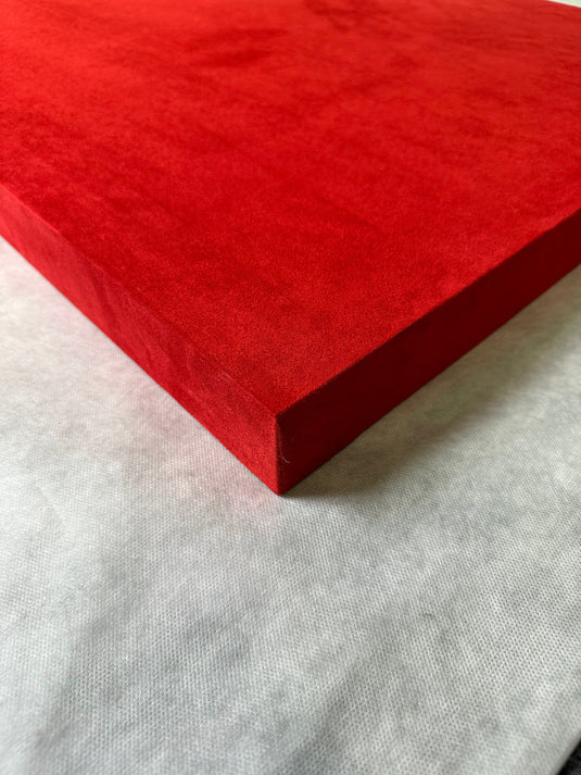 Microsuede Red Acoustic Sound Panel - B-Stock
