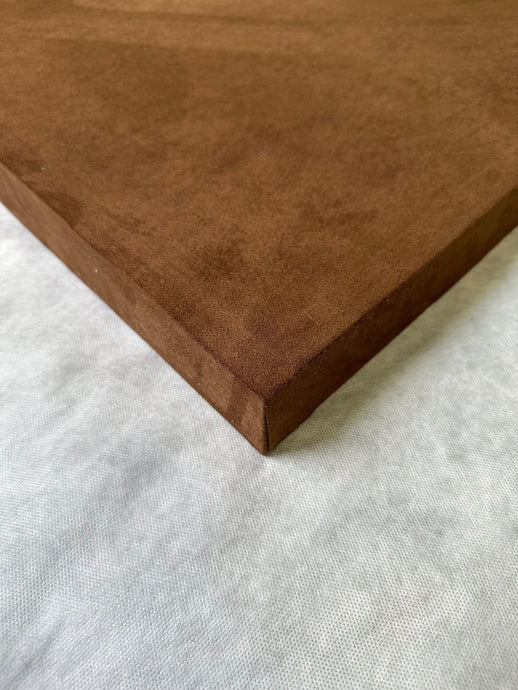 Microsuede Brown Acoustic Sound Panel - B-Stock