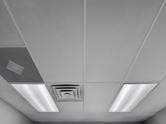 Acoustic Ceiling Tiles - Drop Ceiling Panels - 2x2 and 2x4 Sizes - Made in USA