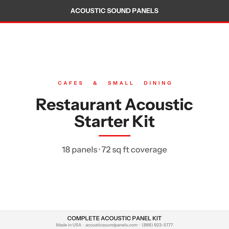 Load image into Gallery viewer, Restaurant Acoustic Starter Kit | 12 Panels + 6 Tiles | 72 sq ft
