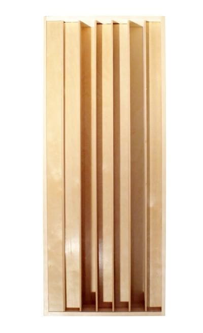 Quadratic Acoustic Diffuser - FREE SHIPPING - SOLID MAPLE HARDWOOD FRAME - Acoustic Sound Panels